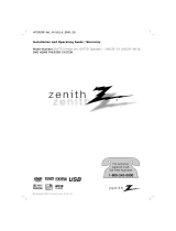 Zenith SH22SF-WY User manual