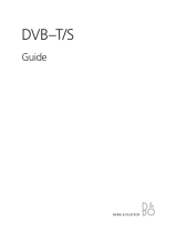 Bang Olufsen DVBT User manual