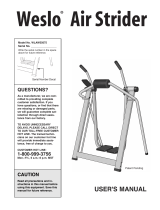 Weslo WLAW55075 User manual