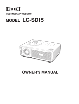 Eiki LC-SD15 User manual
