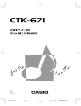 Casio CTK-671 User manual