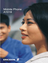 Ericsson Mobile A1018 User manual
