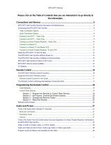 Motorola MTS HDTV set-top box User manual