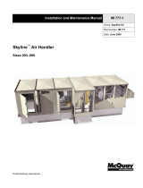 McQuay Skyline IM 777-1 Installation and Maintenance Manual