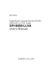 Contec SPI-8450-LLVA User manual