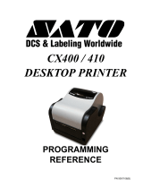 SATO CX400 User manual
