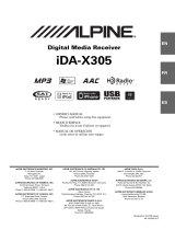 Alpine IDA X305 - Radio / Digital Player User manual