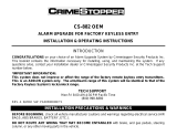 CrimeStopper CS-882.OEM User manual