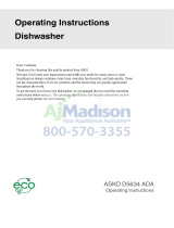 Asko D5634XXLHS Operating instructions