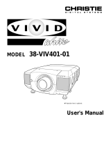 Christie 38-VIV401-01 User manual