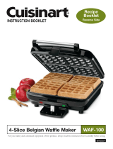Cuisinart WAF-100 - Belgian Waffle Maker Owner's manual