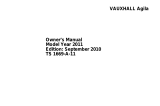 Vauxhall Vivaro (MY20 onwards) 2010 Owner's manual