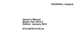 Vauxhall ADAM (January 2014) Owner's manual