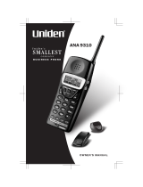 Uniden ANA 9310 User manual