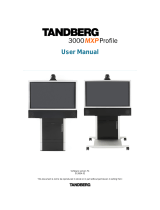 TANDBERG 3000 MXP Profile User manual