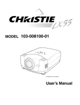 Christie CHRISTIE LX55 User manual