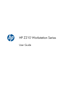 HP Z210 Small Form Factor Workstation User guide