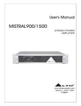 Mistral MISTRAL1500 User manual