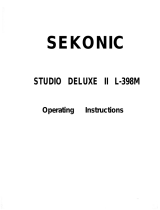 Sekonic L-398M User manual