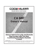 Code Alarm CA680 User manual