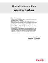 Asko W6362 Owner's manual