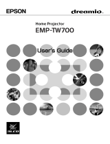 Epson EMP-TW700 User manual