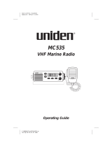 Uniden MC535 Owner's manual