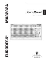 Behringer EURODESK MX3282A User manual