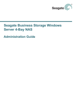 Seagate Business Storage 4-Bay NAS User manual