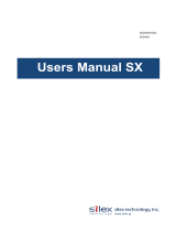 Silex technology Mini Print Server PRICOM SX-300U User manual