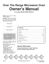 Maytag MMV4184AA User manual