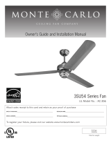 Monte Carlo Fan Company Crystoria Installation guide