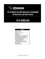 Zojirushi CV-DSC40 Owner's manual