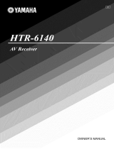 Yamaha HTR-6140 Owner's manual