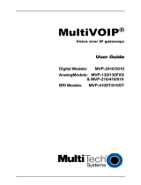 Multitech MVP210/410/810 User manual