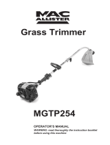 MacAllister MGTP254 Grass Trimmer Operating instructions