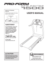 Pro-Form Pro 1500 User manual