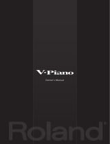 Roland V-Piano User manual