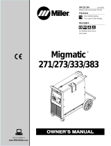 Miller Electric MIGMATIC 271/273/293/333/383 Owner's manual