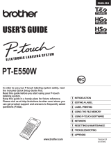 Brother PT-E550W Owner's manual