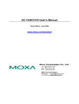 Moxa Technologies UC-7420 User manual