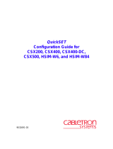 Cabletron Systems CyberSWITCH CSX500 Specification