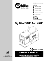 Miller Electric Big Blue 452P Owner's manual