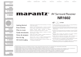 Marantz NR1602 User manual