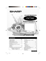 Sharp 25C340 Operation Manual User manual