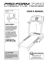 ProForm PFTL79020 User manual