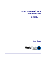 Multi-Tech Systems MT9234ZBA User manual
