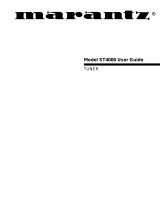 Marantz ST4000 User manual