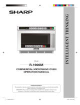 Sharp R1900M User manual