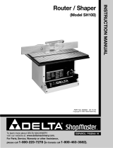 Delta SH100 User manual